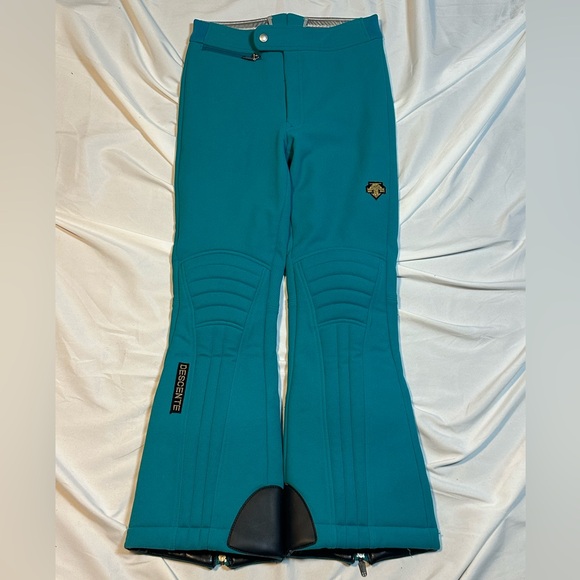 Descente vintage Turquoise Ski Pants - Picture 1 of 4